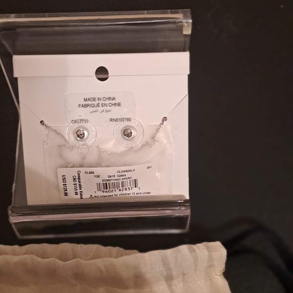 Kate Spade Silver Cubic Zirconia Necklace Set - Picture 2 of 3